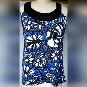 Claudia Richard Sleeveless 100% Rayon Top Blouse Size SM